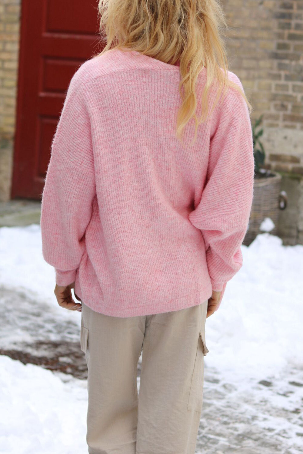 Amalia Knitted cardigan - Pink