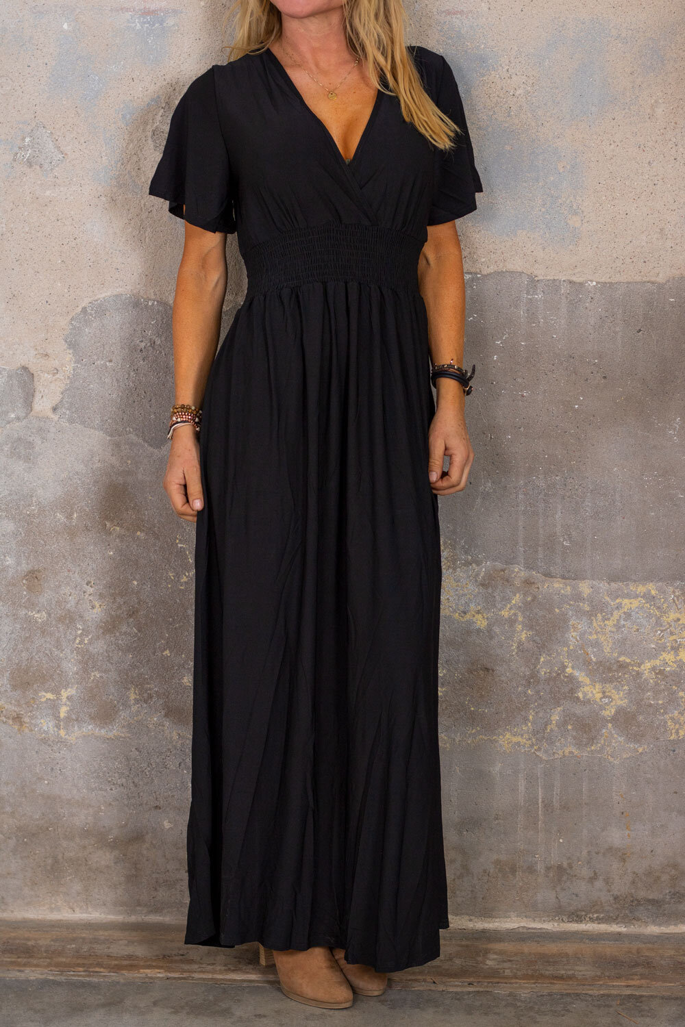 Cynthia Long Soft Dress - Black