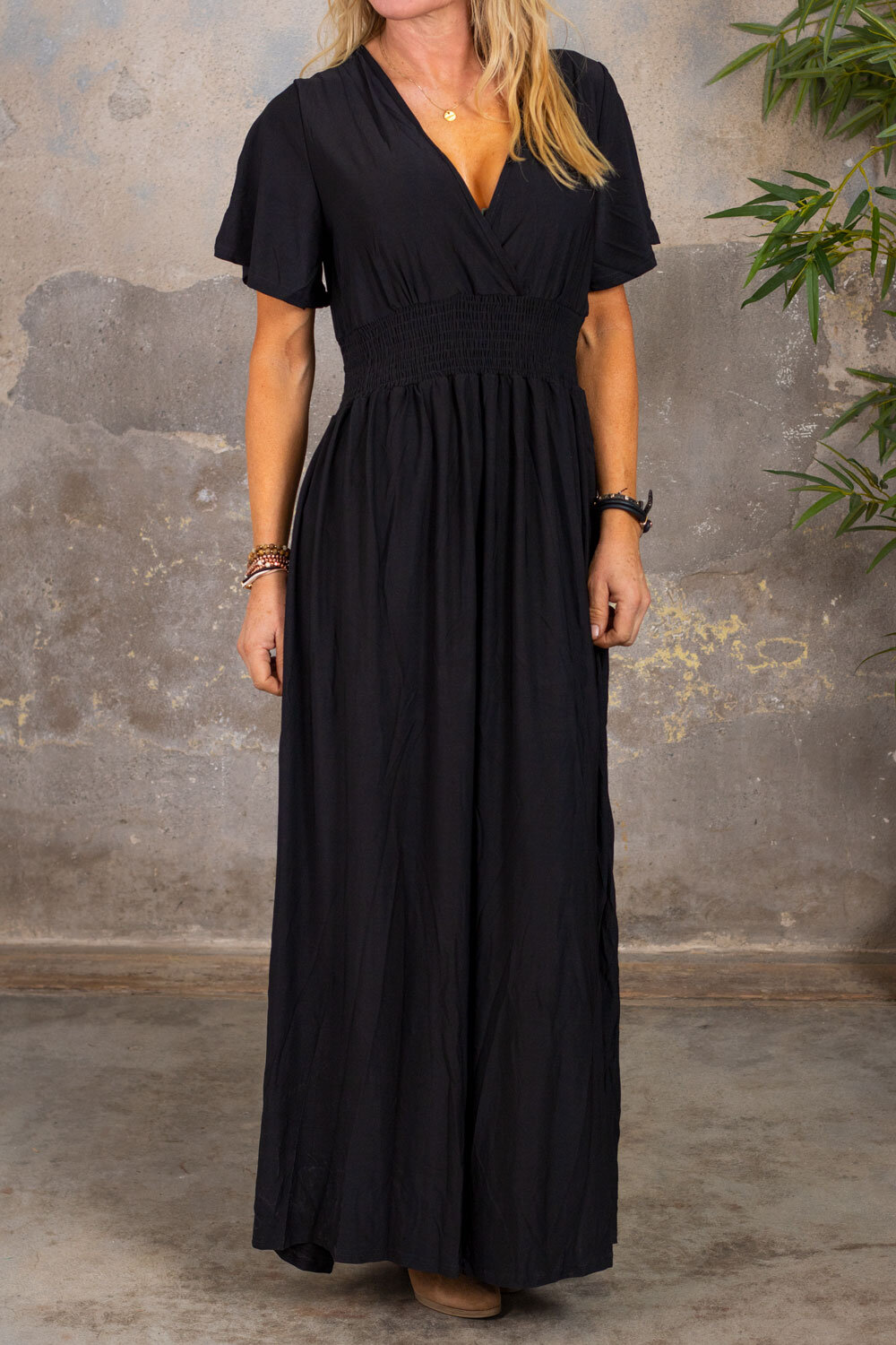 Cynthia Long Soft Dress - Black