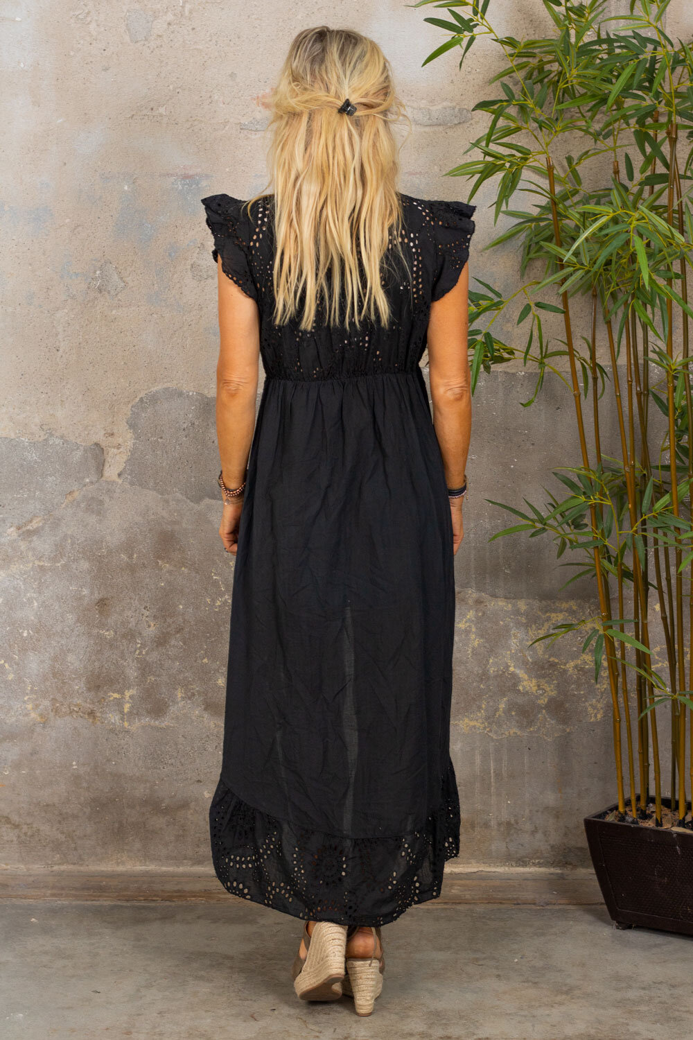 Hanna Lace Dress - Black