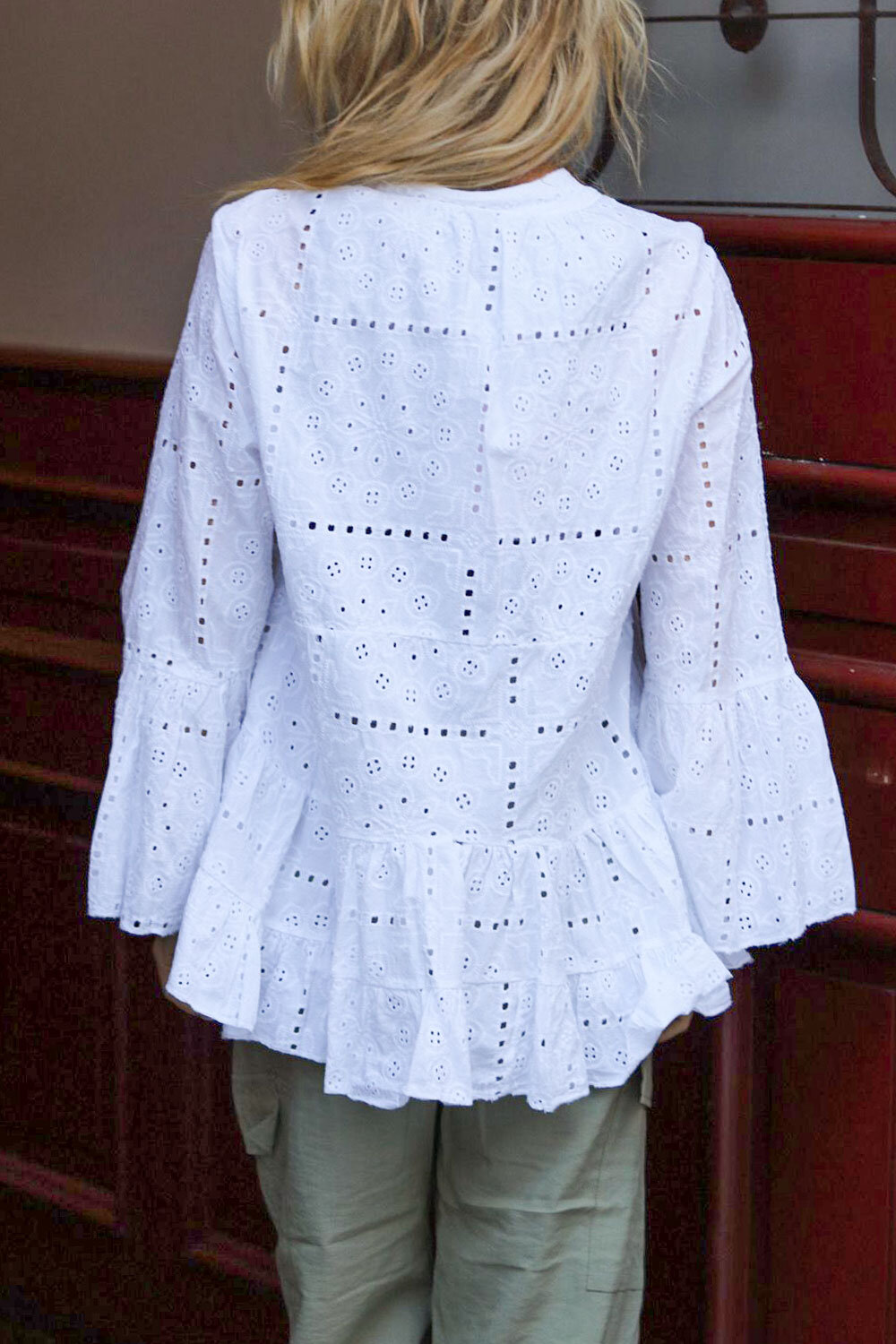 Ingela Embroidered blouse - White