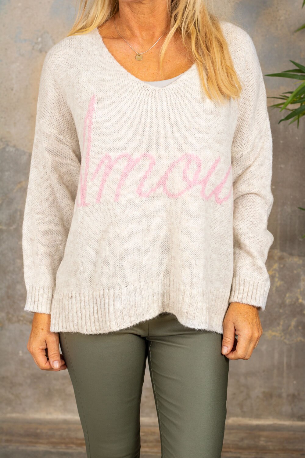 Janice Knitted sweater - Amour - Off white