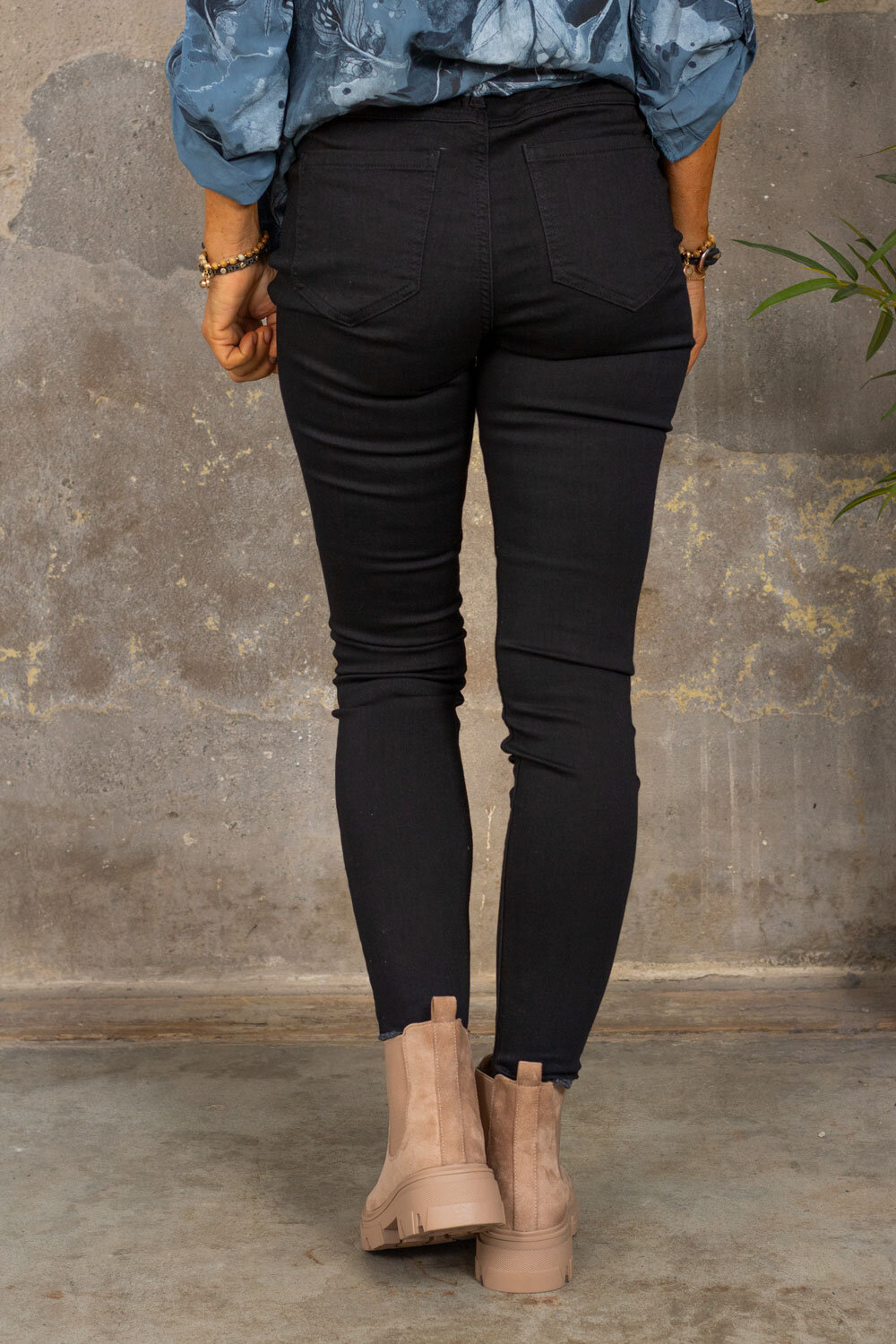 Jeans leggings 17177 - Black