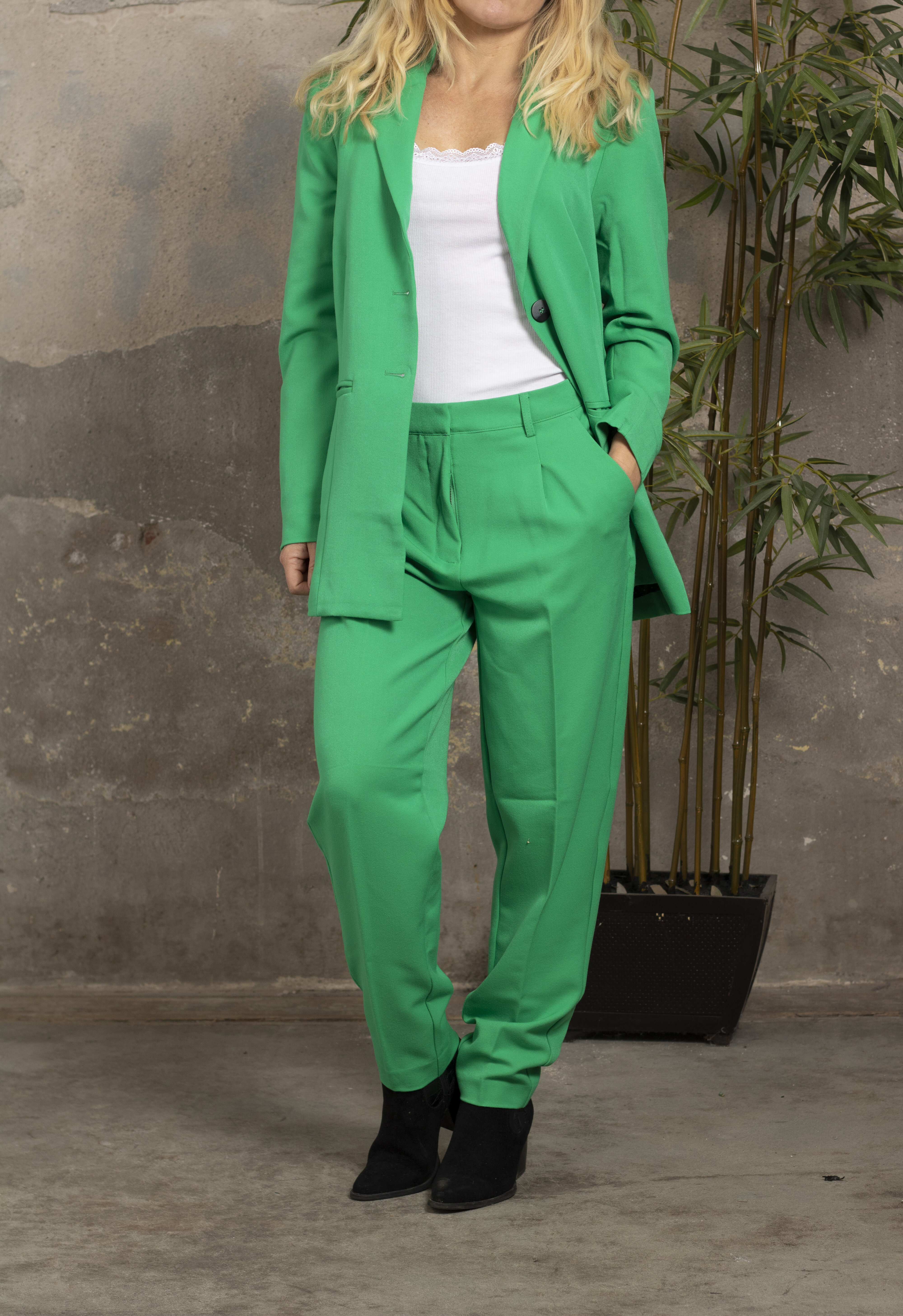 Suit Pants - Smaragd