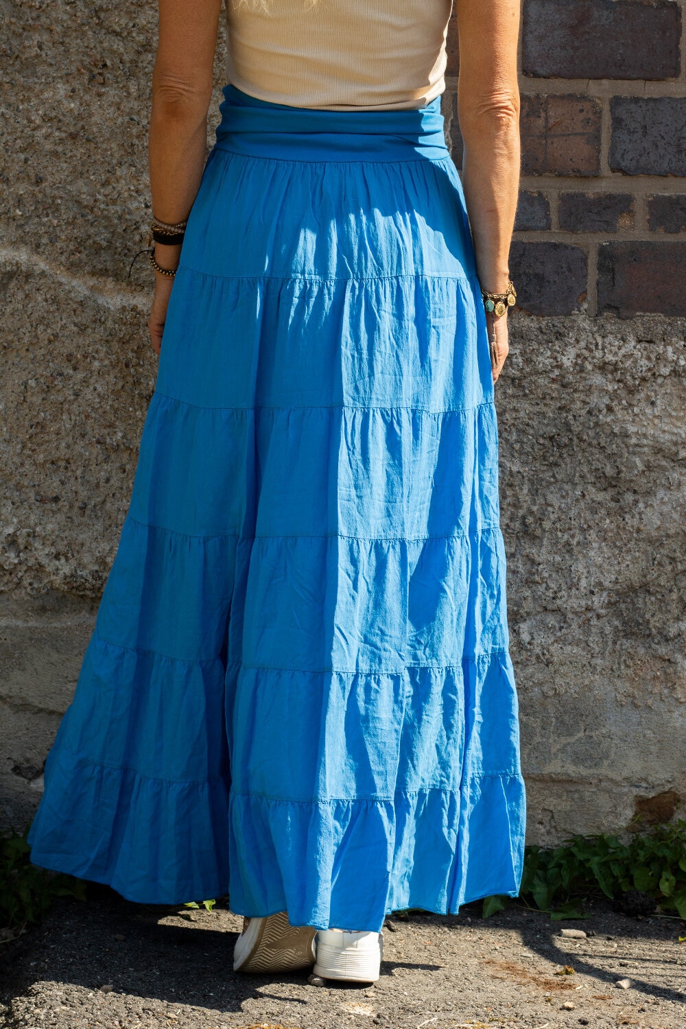 Long skirt - Blue