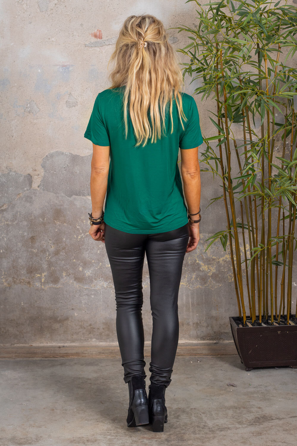Liz - Soft t-shirt - Smaragd