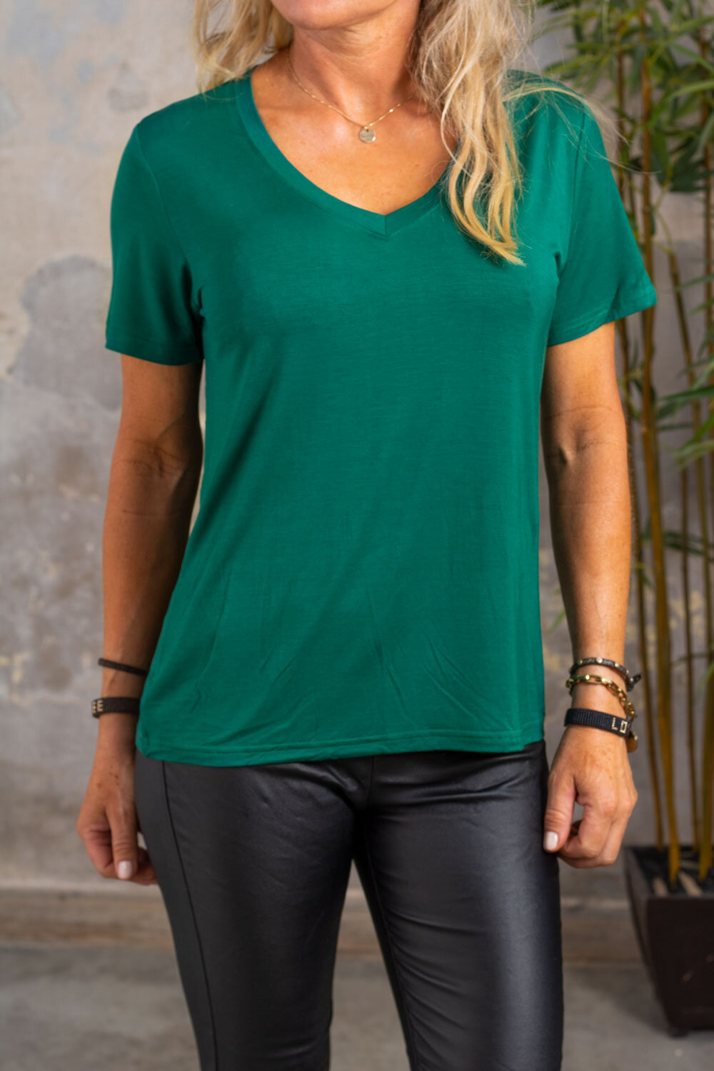 Liz - Soft t-shirt - Smaragd