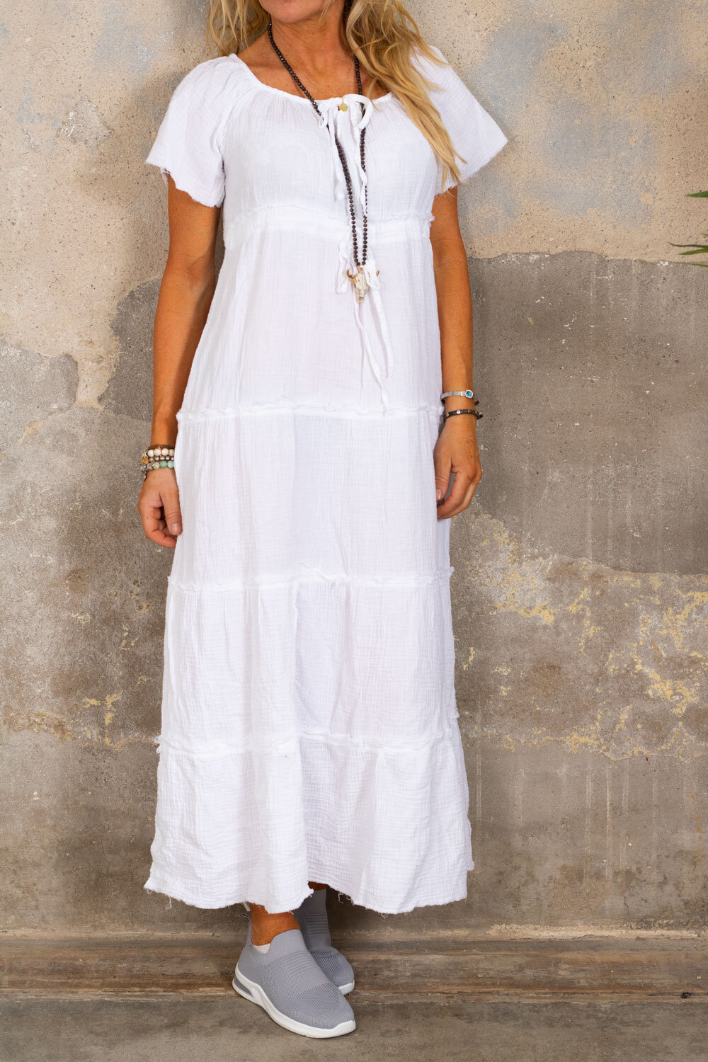 Moa Maxi Dress - White