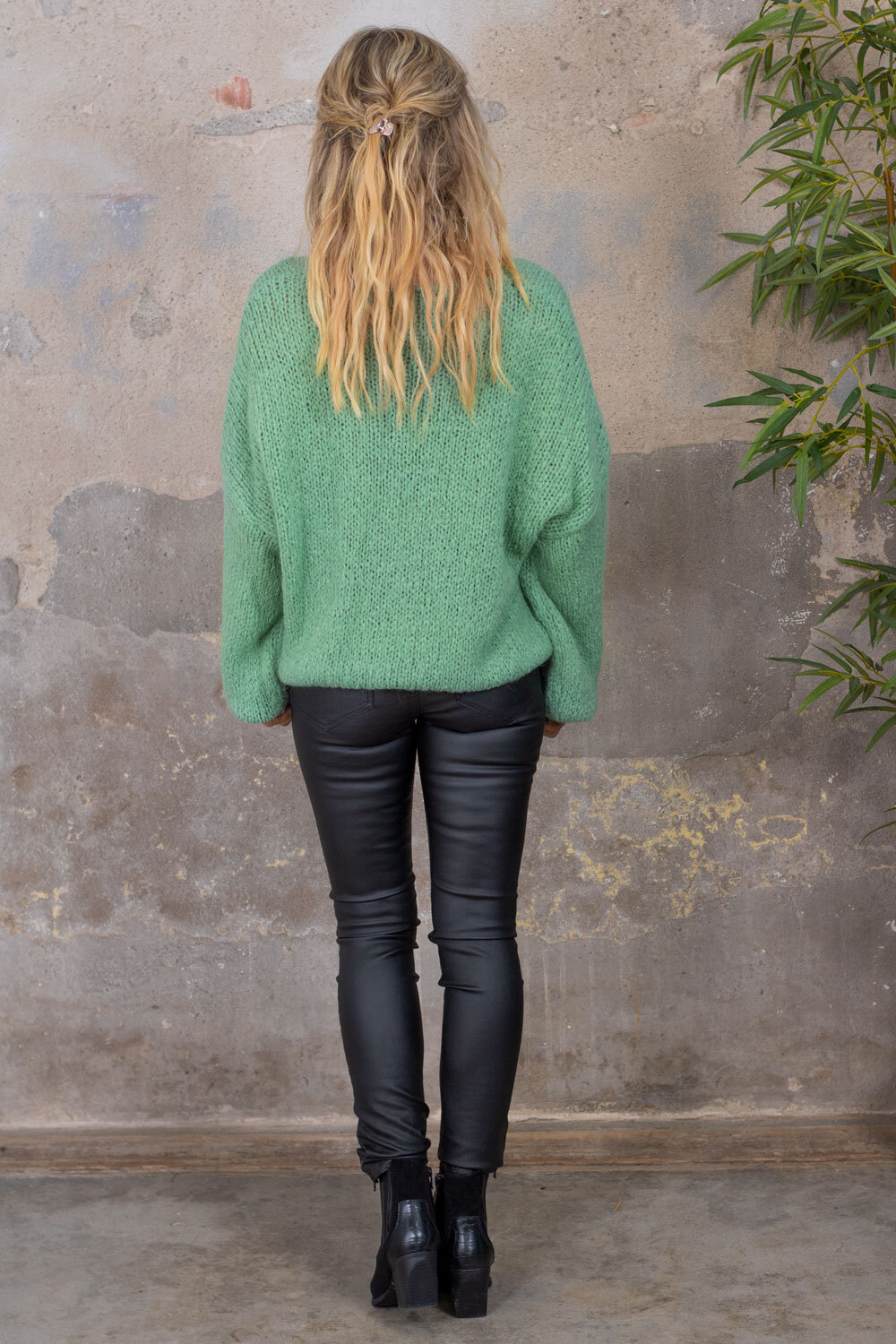 Rosabel Knitted sweater - Apple