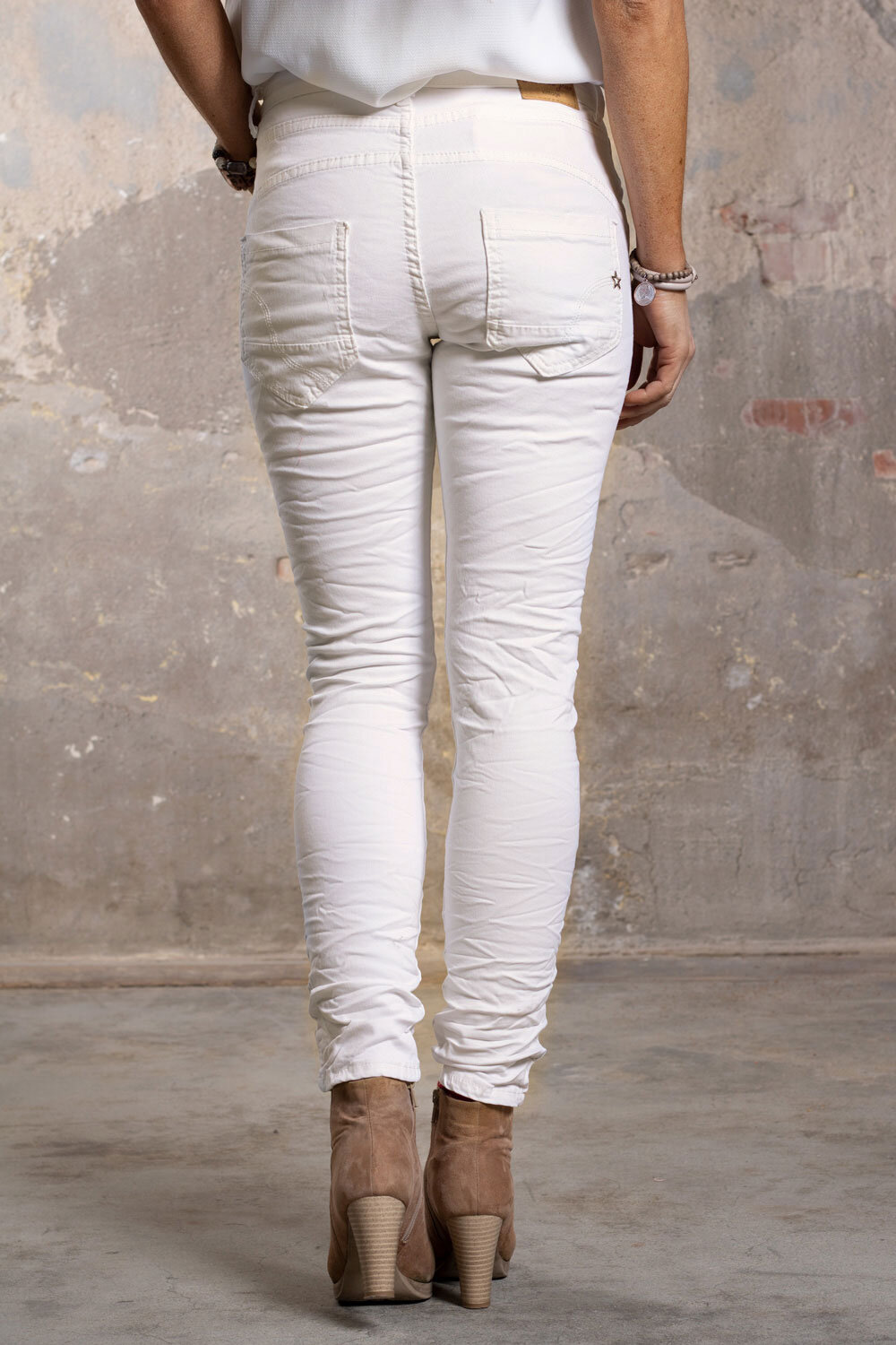 Stylish trousers 90073 -  Off white