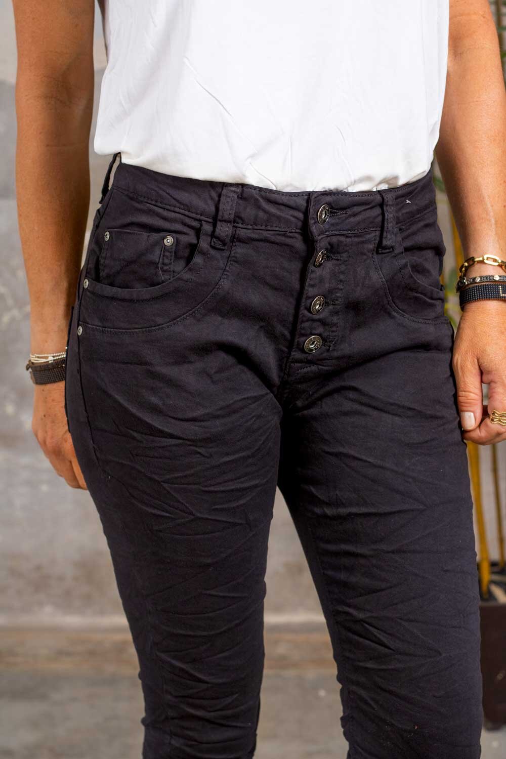 Stylish trousers 90073 - Black