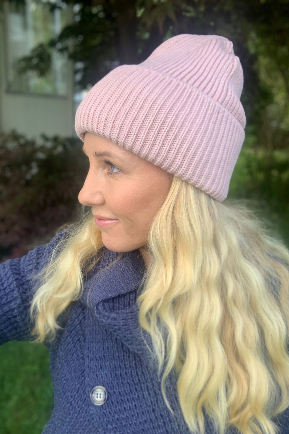Knitted hat - Pink