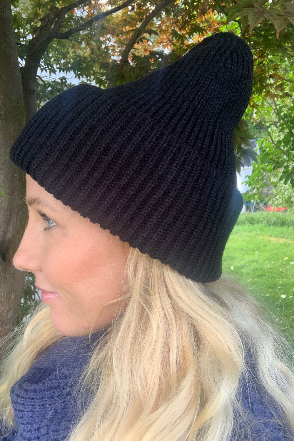 Knitted hat - Black