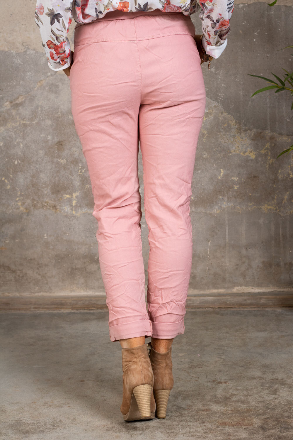 Stretchy trousers 2245 - Pink