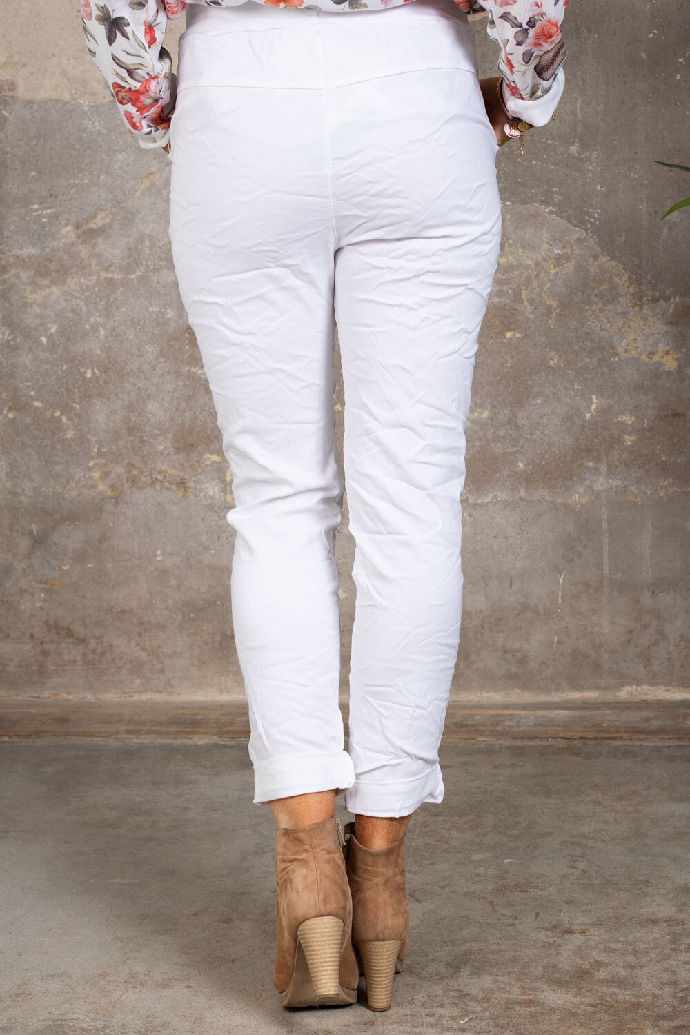 Stretchy trousers 2245 - White