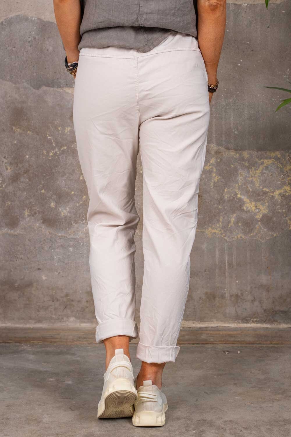 Stretchy trousers 2245 - Beige
