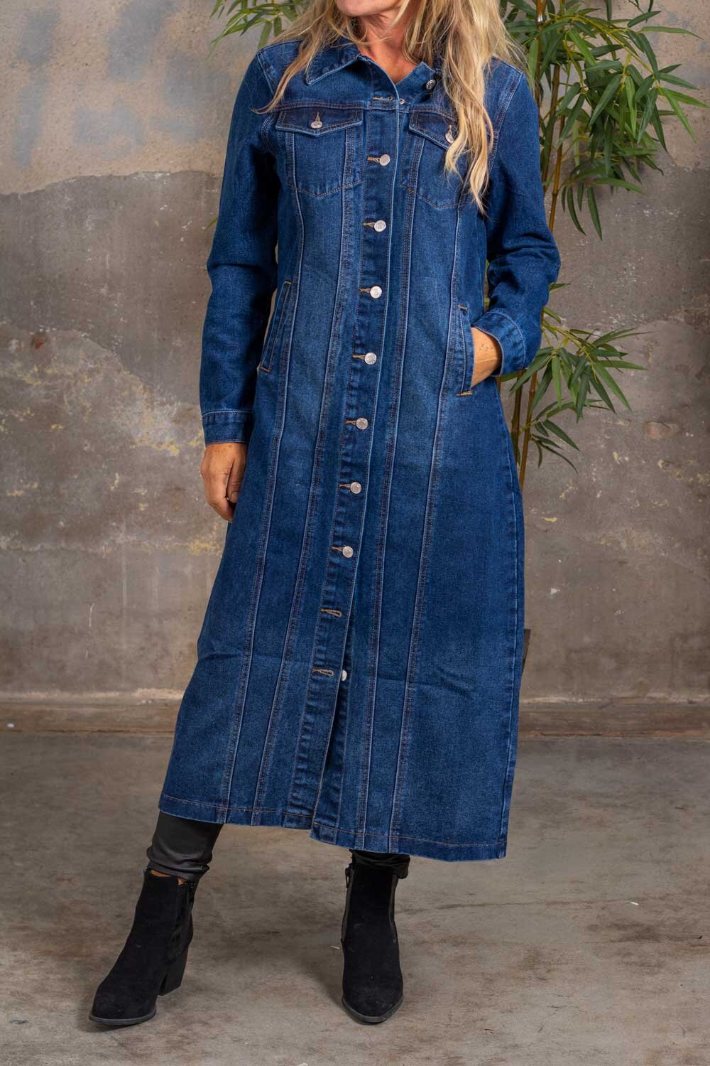 Tiana Denim coat - Denim