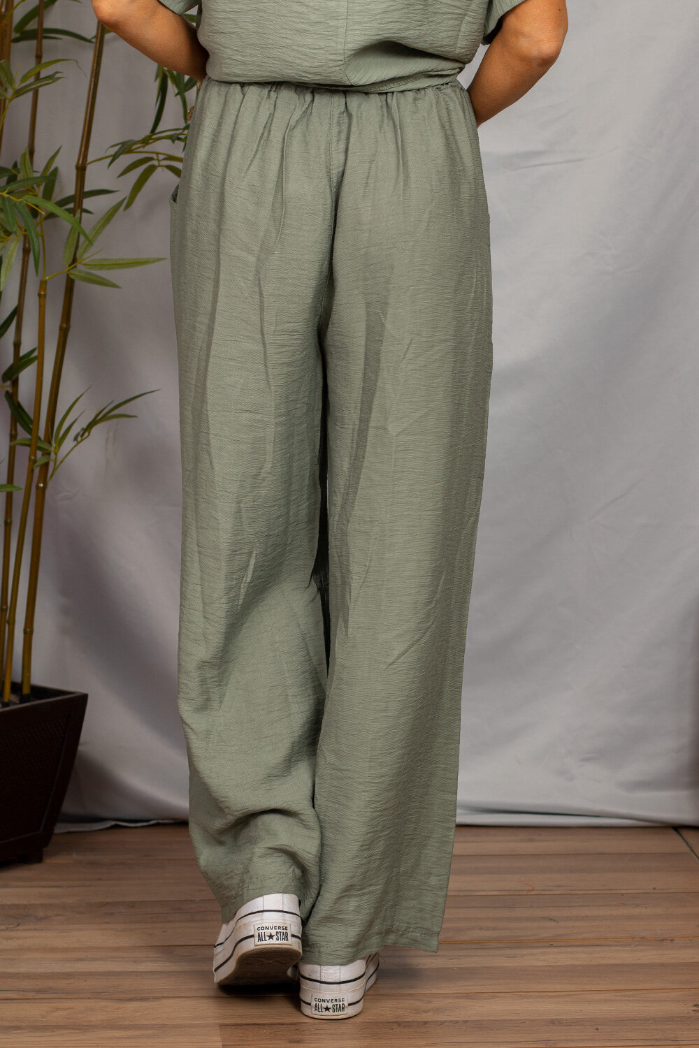 Wide trousers - Khaki