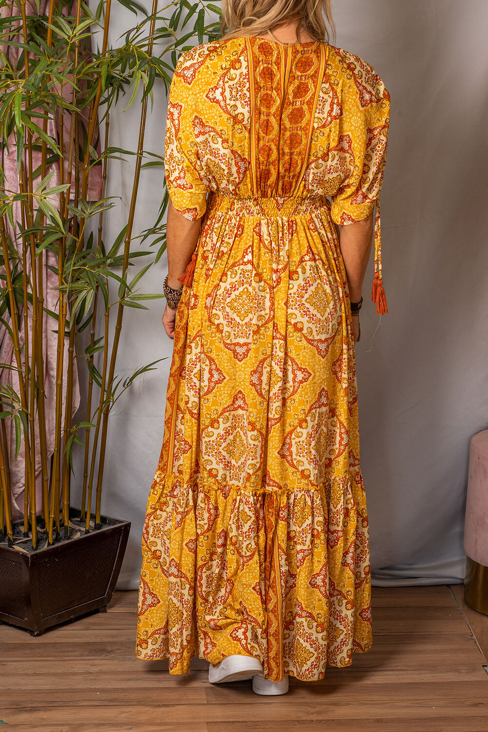 Joline Maxi Dress - Patterned - Mango