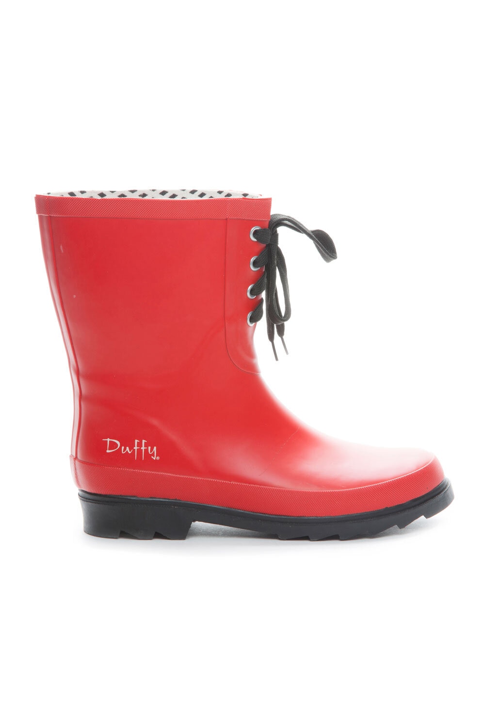 Low rubber boots - Red